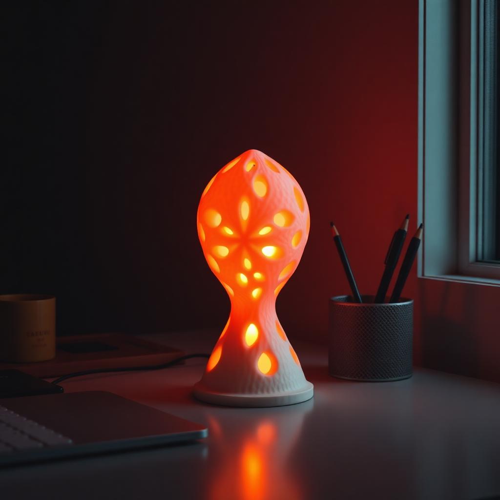 Lámparas y organizadores 3D — Deco funcional impresa en 3D.